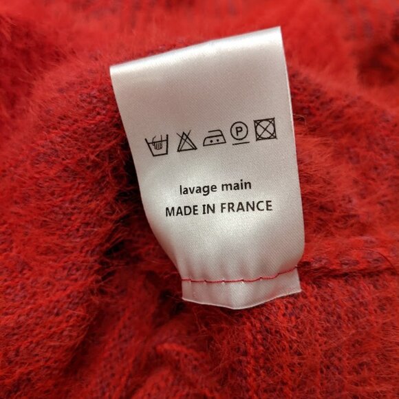 Y/Project Corset/Bra Sweater Red Very Soft Wool Knit Pullover In Red One Size - Picture 11 of 16